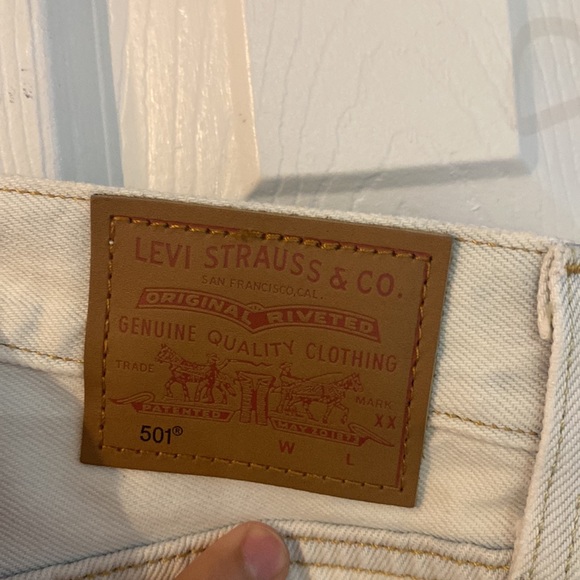 LEVI'S 501® CROP JEANS GLACIER BAY - Picture 3 of 3